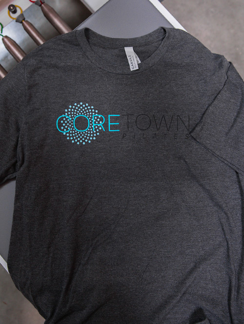 Core Town Pilates Grey Tshirt