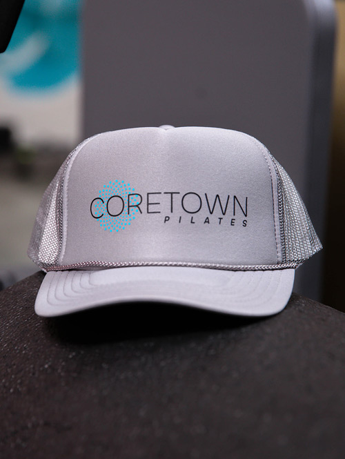 Core Town Pilates Grey Trucker Hat